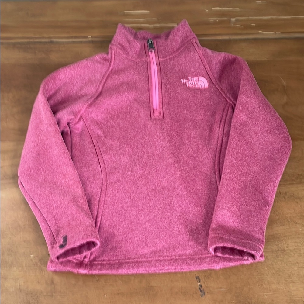 The North Face Kids Pink Fleece Pullover Size XS